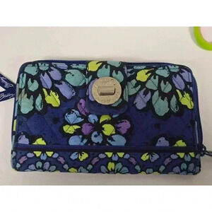 Vera Bradley Wallet‎ Blue Multi
